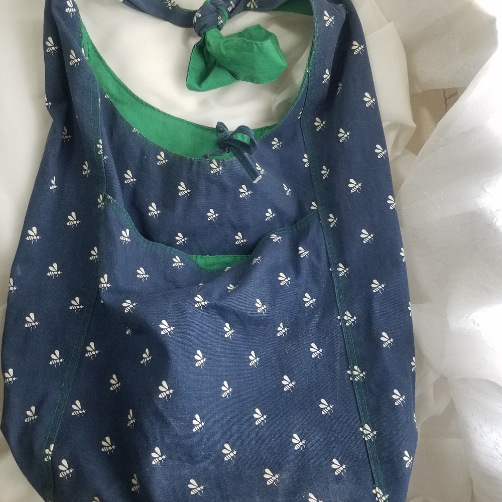 Summertime bag with cute firefly pattern